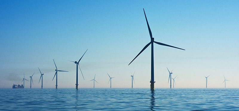 Wind Turbines at Sea